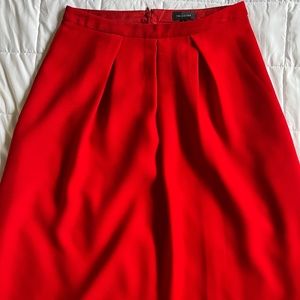 A line skirt, Red, size small, The Limited.